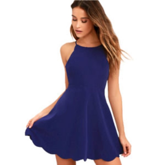 Lulus Dresses & Skirts - Royal Blue LuLu's backless dress size small 0